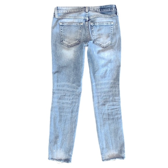 FREE PEOPLE AMO Stix Crop Jeans in Spin the Bottle Size 25 - Picture 7 of 10